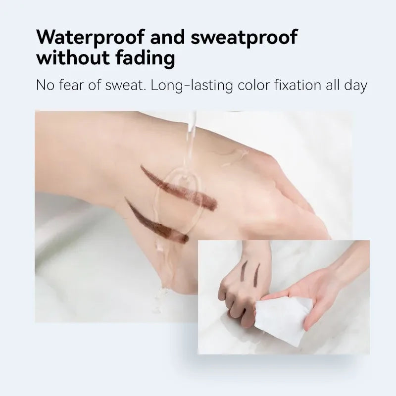 Waterproof Eyebrow Stamp Shaping Kit – Long-Lasting Powder with Templates & Brushes for Natural Brows