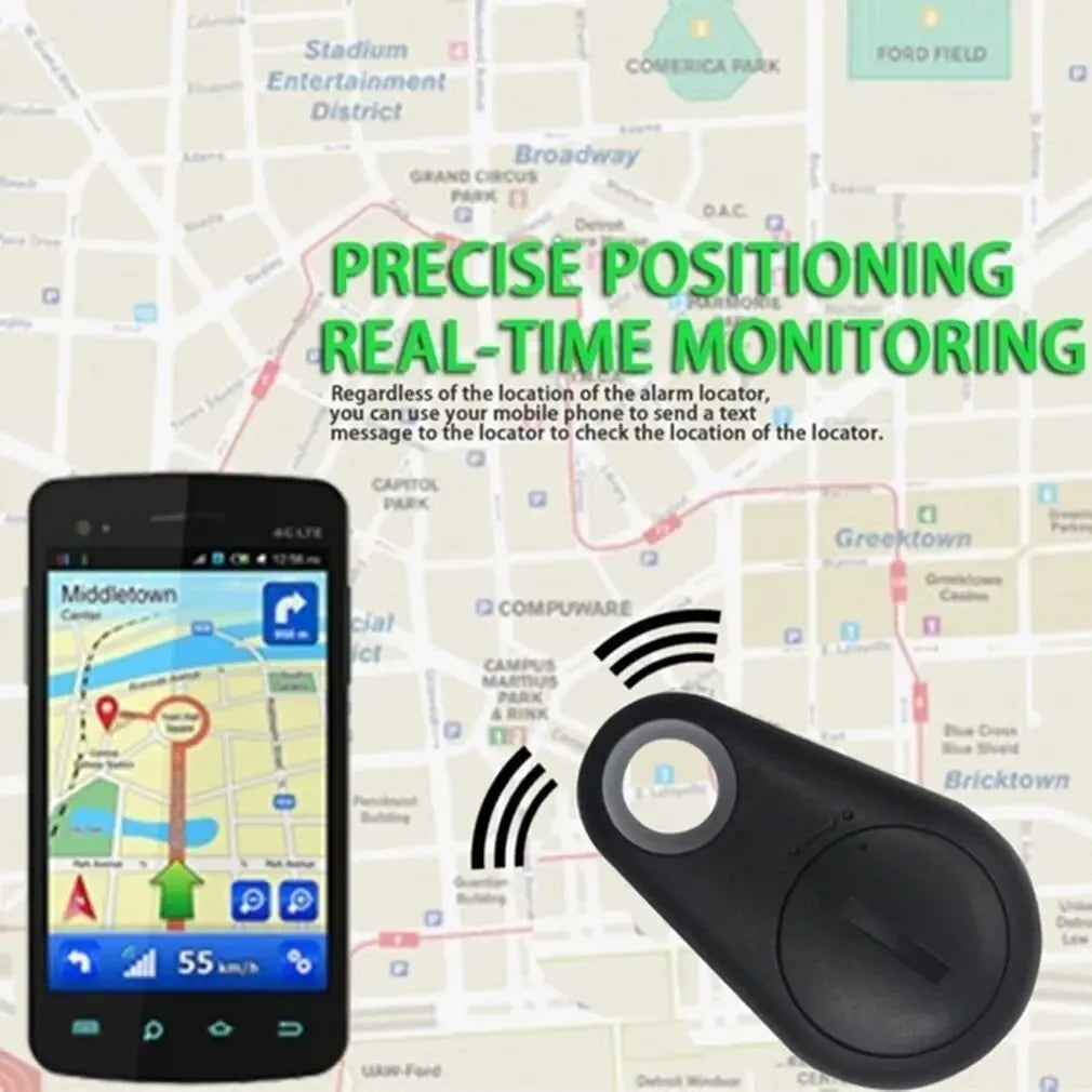 Mini GPS Bluetooth 5.0 Tracker for Pets, Kids, Wallets & Bags - Smart Anti-Lost Device with App Control & Long Battery Life