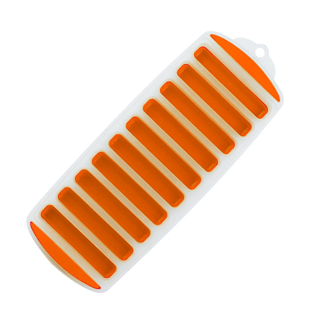 10-Grid Giant Silicone Ice Cube Tray – Long Strip Mold for Square Ice Blocks, Wine, Bars & Parties