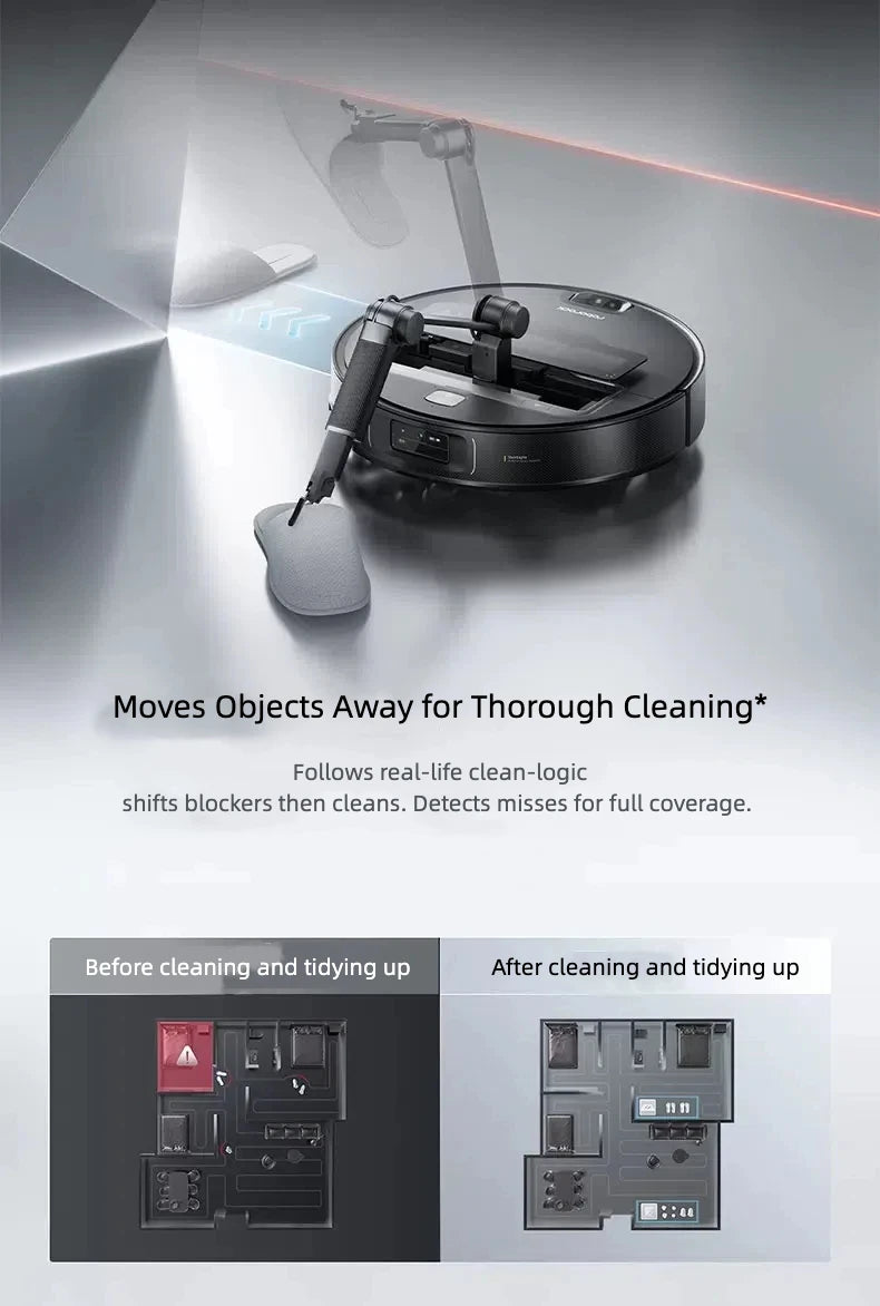 Intelligent machine G30 space robot vacuum cleaner 22KPa high suction new bionic manipulator household dry and wet cleaning