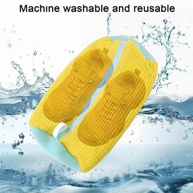 Reusable Shoe Washing Bag for Washer & Dryer – Protective Laundry Bag for Sneakers, Tennis Shoes, and Slippers