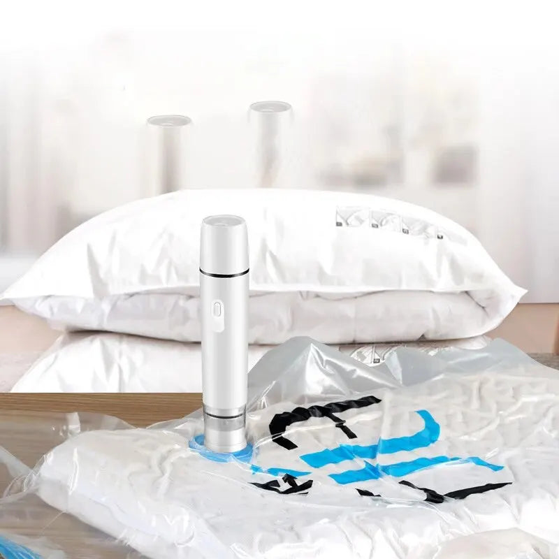 Mini Portable Handheld Vacuum Sealer – USB Rechargeable Food Storage Vacuum Packer Machine