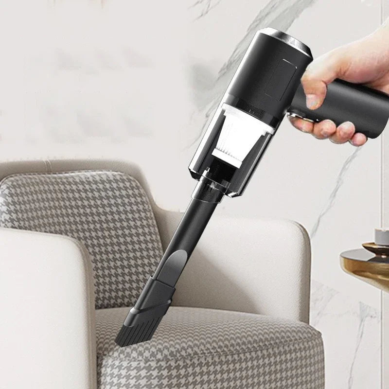 Powerful Wireless Portable Car Vacuum Cleaner - Mini Handheld Strong Suction Cleaning Machine for Car & Home