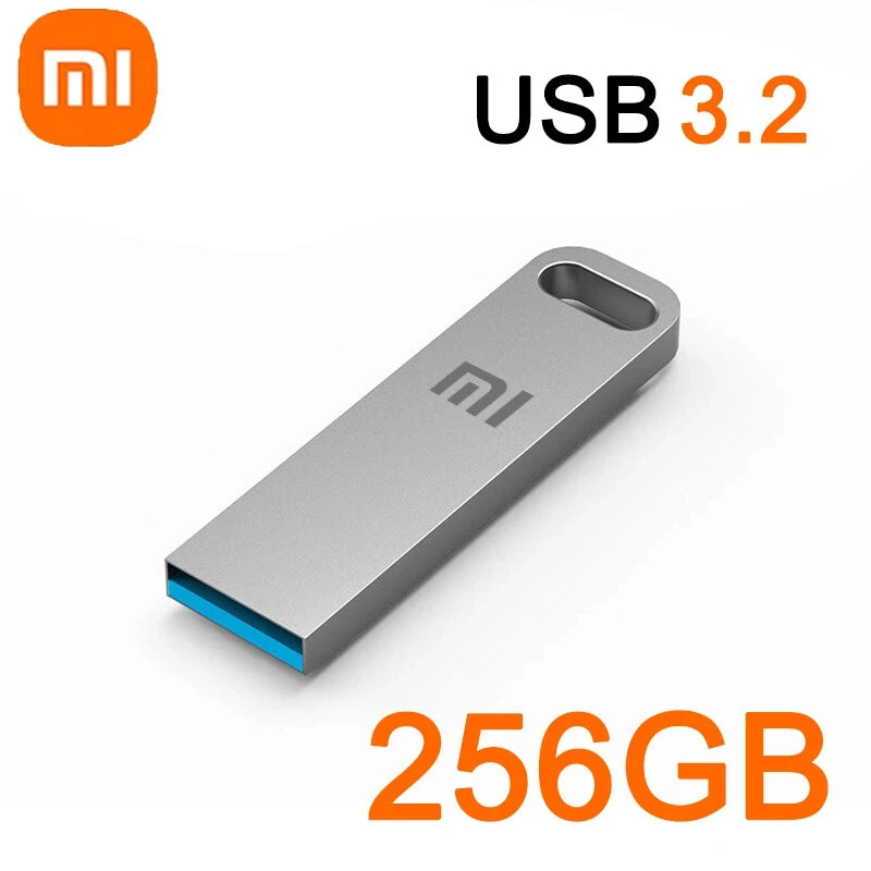 Xiaomi 2TB USB 3.2 Type-C & USB Flash Drive High-Speed Metal U Disk Waterproof SSD Storage for PC & Phone