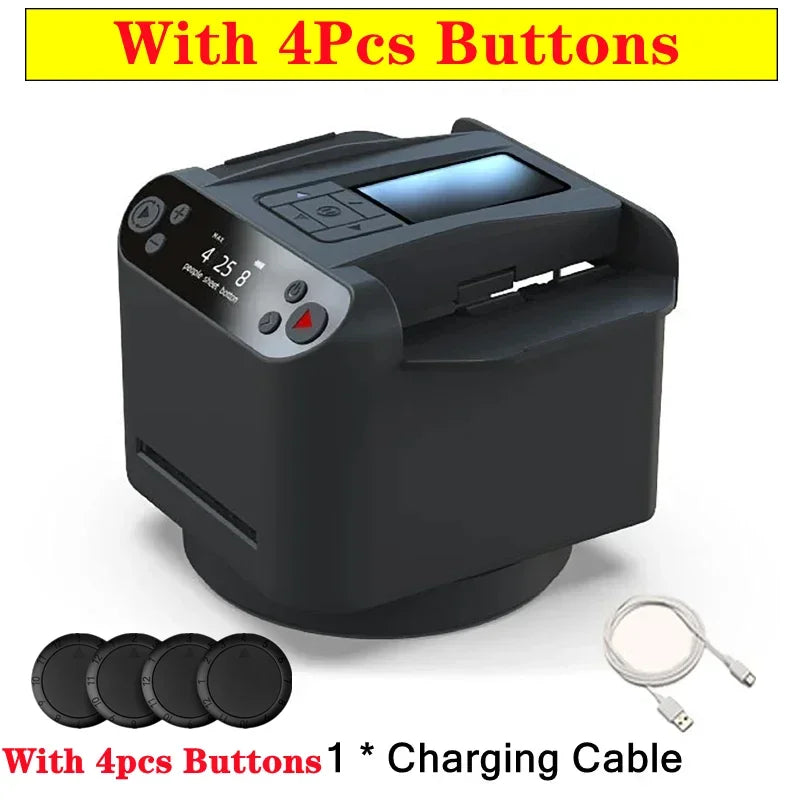 360° Rotating Automatic Card Shuffle Dealer Machine – 2-in-1 Shuffling & Dealing Tool for Poker, Party Games, and Outdoor Use