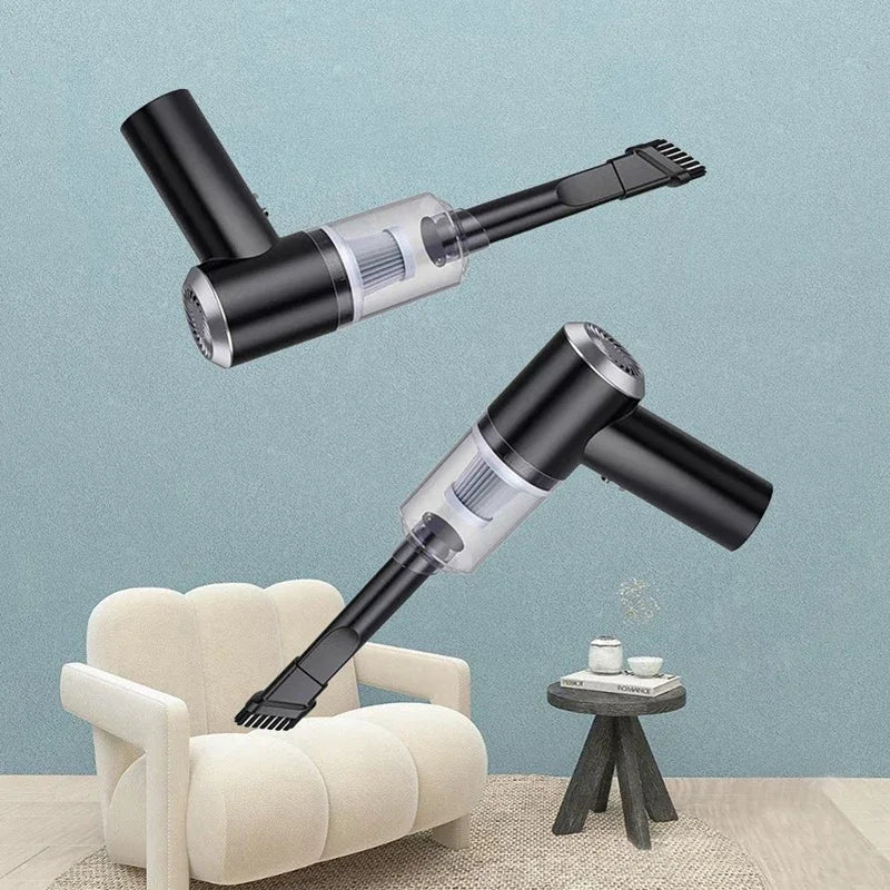 Powerful Wireless Portable Car Vacuum Cleaner - Mini Handheld Strong Suction Cleaning Machine for Car & Home