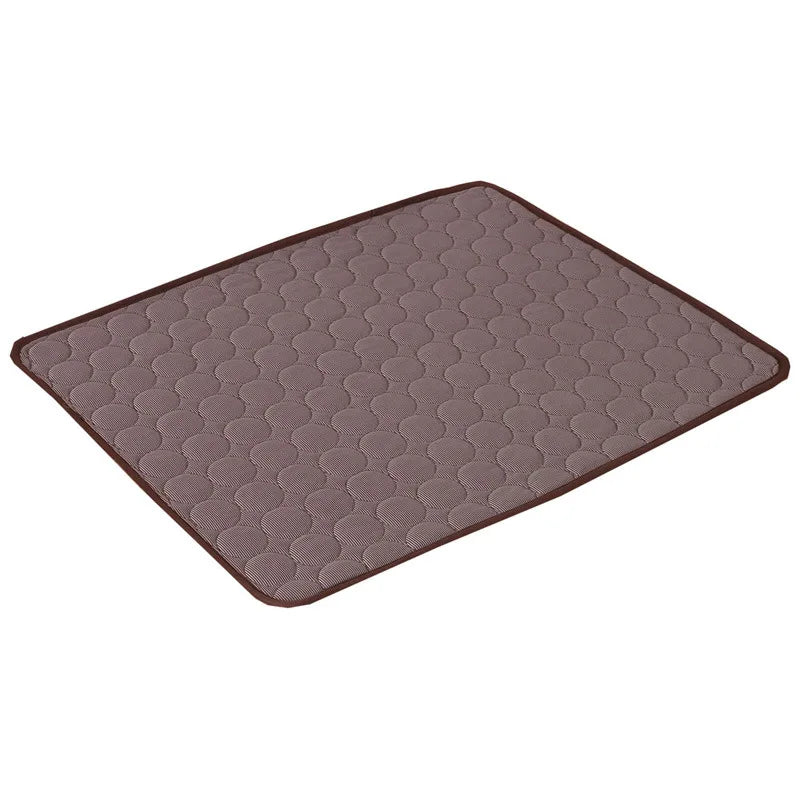 Extra Large Dog Cooling Mat – Summer Pet Ice Pad Blanket for Small & Big Dogs, Cats, Durable & Washable Bed Mat