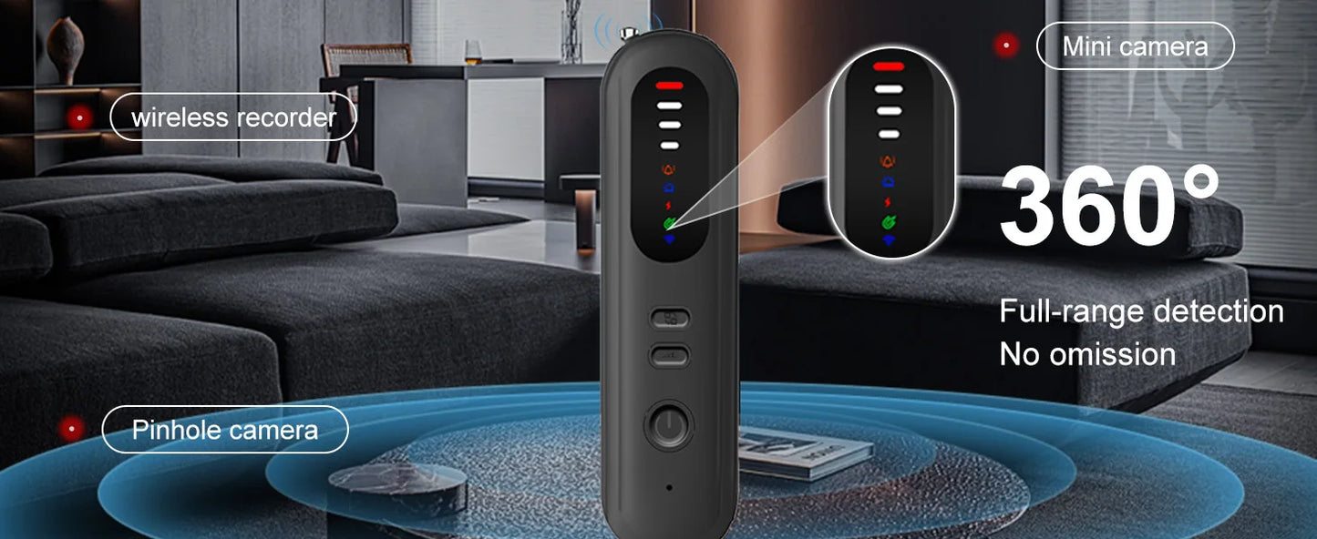 Camera Detector – Anti-Spy Infrared & GPS Signal Detection Alarm for Privacy Protection
