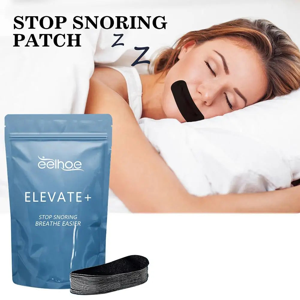 Stop Snoring Patch – Nose Breathing Correction Mouth Tape for Better Sleep & Anti-Snoring Relief, Portable Night Oral Orthosis