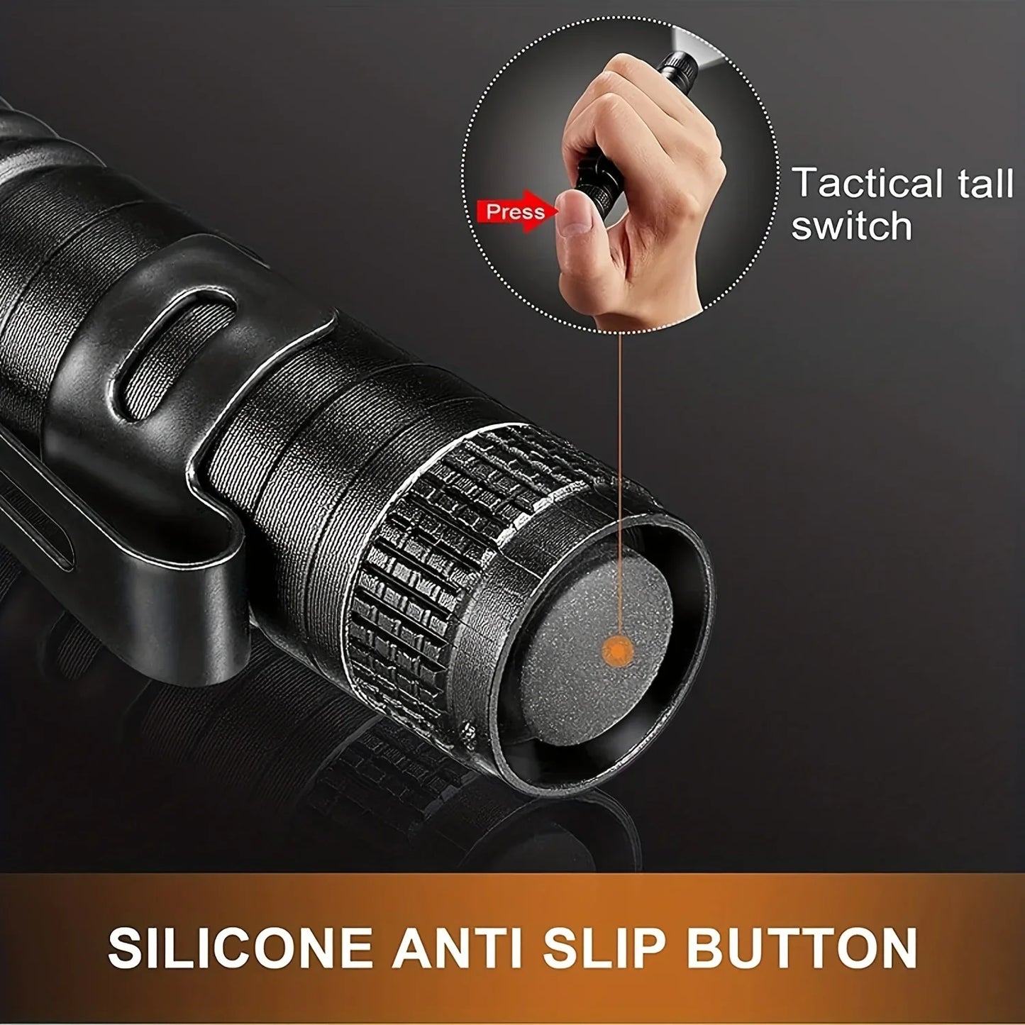 Portable UV Flashlight 395nm - Ultraviolet Torch with Pen Clip for Pet Urine, Scorpion, and Stain Detection