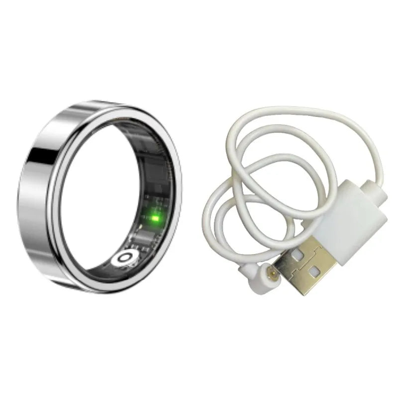 Ultra Narrow 6.5mm Smart Ring Heart Rate Blood Oxygen Sleep Sport Remote Control Phone Camera Tiktok Page Turning Waterproof APP