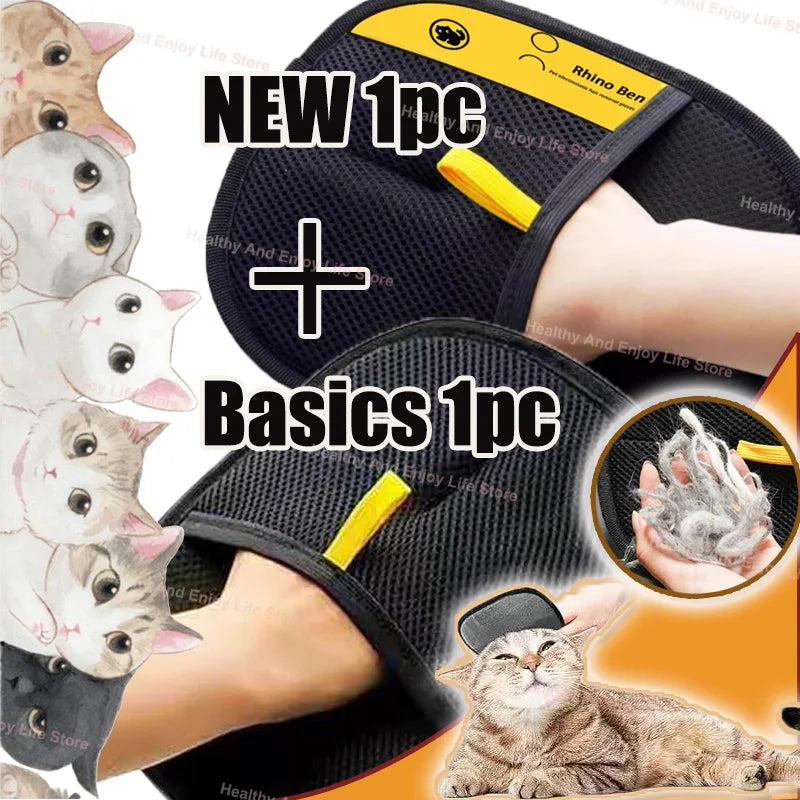 Multi-Functional Pet Hair Removal Glove – Gentle Grooming for Happy Pets