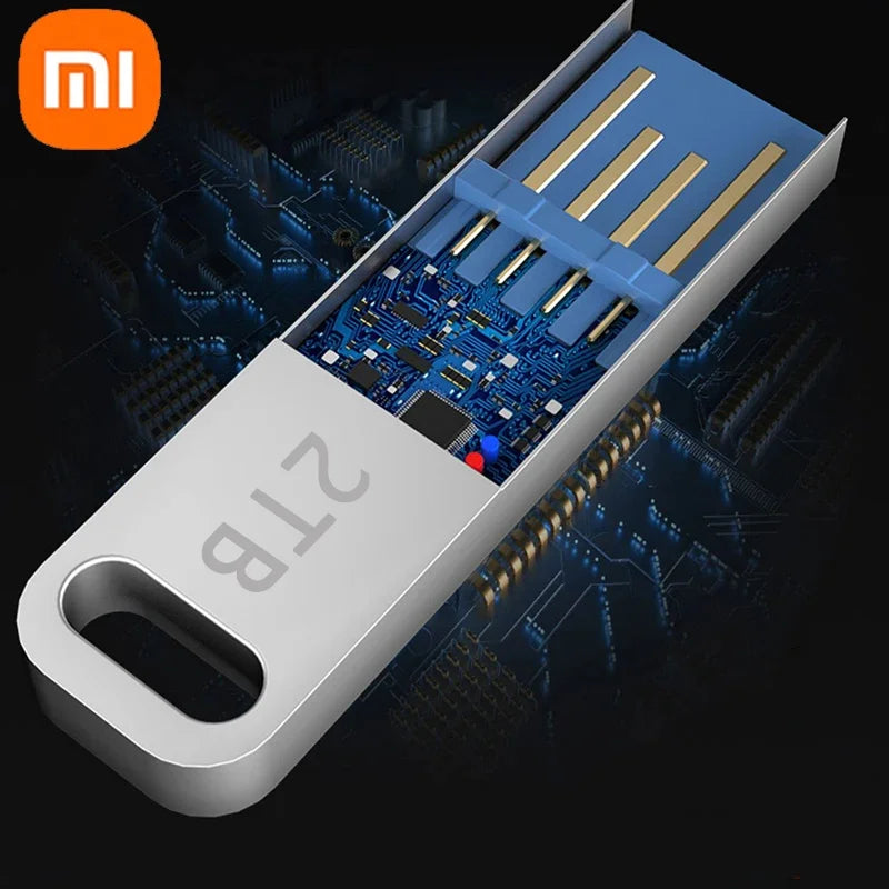 Xiaomi 2TB USB 3.2 Type-C & USB Flash Drive High-Speed Metal U Disk Waterproof SSD Storage for PC & Phone