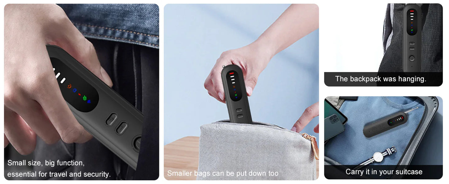 Camera Detector – Anti-Spy Infrared & GPS Signal Detection Alarm for Privacy Protection