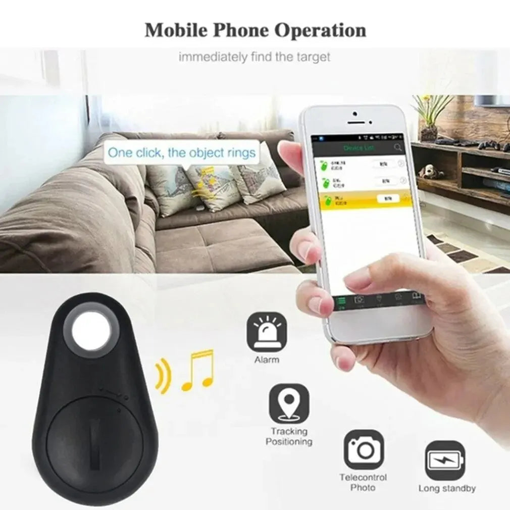 Mini GPS Bluetooth 5.0 Tracker for Pets, Kids, Wallets & Bags - Smart Anti-Lost Device with App Control & Long Battery Life