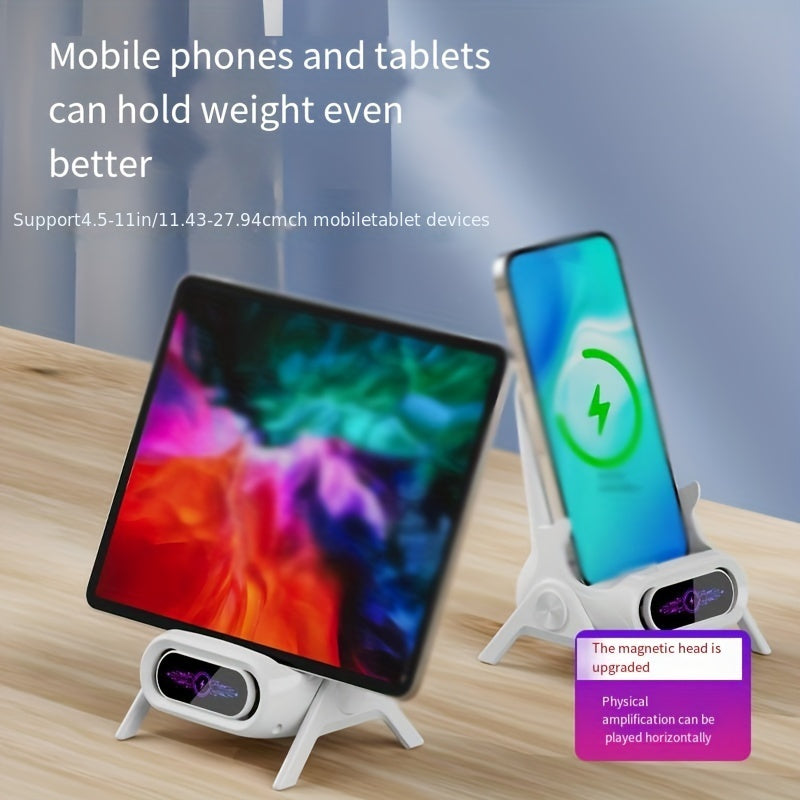 Universal Wireless Charger Stand – Fast Auto-Sensing Charging Dock for Car & Home Use