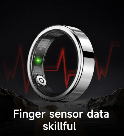 Ultra Narrow 6.5mm Smart Ring Heart Rate Blood Oxygen Sleep Sport Remote Control Phone Camera Tiktok Page Turning Waterproof APP