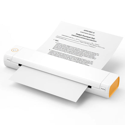 Phomemo 210mm A4 Thermal Photo Printer – Portable Bluetooth Mini Photo Printer with 1200mAh Battery
