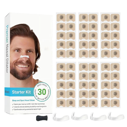 15 Pairs Magnetic Nasal Breathing Dilators Kit – Anti-Snore Nose Clips for Improved Oxygen Intake & Better Sleep