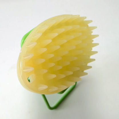 Gentle Silicone Pet Bath & Massage Brush – Hair Removal Comb for Dogs & Cats