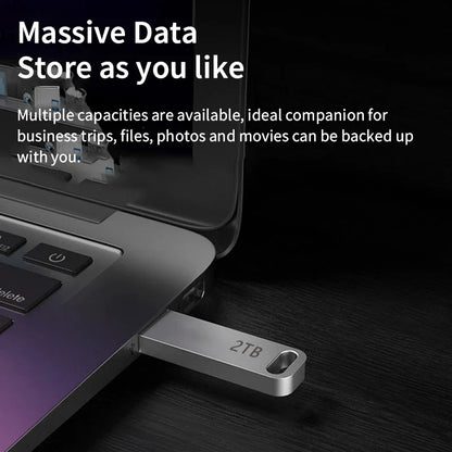 Xiaomi 2TB USB 3.2 Type-C & USB Flash Drive High-Speed Metal U Disk Waterproof SSD Storage for PC & Phone