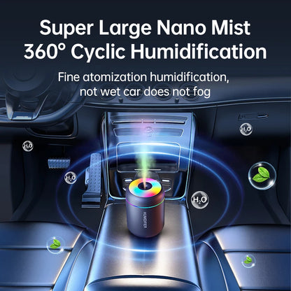 180ML USB Mini Aroma Humidifier – Ultrasonic Diffuser with LED Light for Home, Car & Bedroom