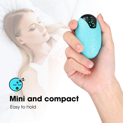 Handheld Sleep Aid Device – Insomnia Relief Instrument for Anxiety, Pressure & Stress Therapy, Adjustable EMS Micro-Current Sleep Enhancer
