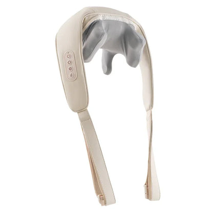 Wireless Neck and Shoulder Massager – Deep Tissue Kneading with Heat – Cervical Spine & Trapezius Muscle Relief