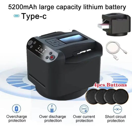 360° Rotating Automatic Card Shuffler Dealer Machine for Poker, Party Games, and Outdoor Use