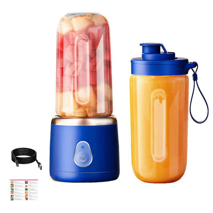 Xiaomi Portable USB Juicer Cup – 400ML Double Cup Fruit Blender for Smoothies, Protein Shakes & More