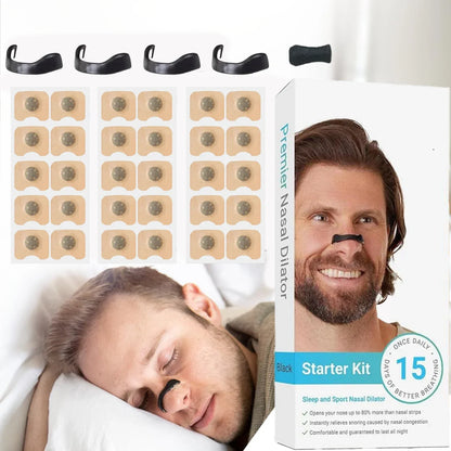 15 Pairs Magnetic Nasal Breathing Dilators Kit – Anti-Snore Nose Clips for Improved Oxygen Intake & Better Sleep