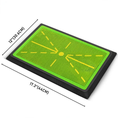 Golf Strike Mat PM130-B - Swing Training Detection Pad with Trace Display for Beginners