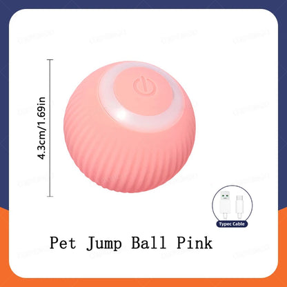 Smart Cat Toy Ball – USB Rechargeable Electric Rolling Ball with Auto Motion & Sound for Indoor Kittens
