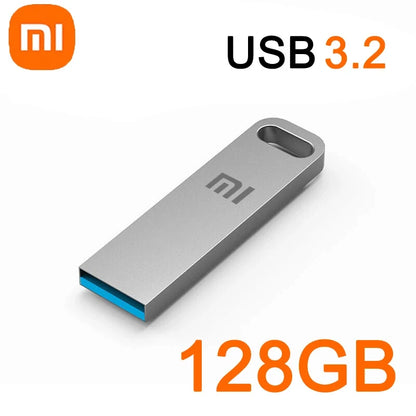 Xiaomi 2TB USB 3.2 Type-C & USB Flash Drive High-Speed Metal U Disk Waterproof SSD Storage for PC & Phone