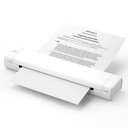 Phomemo 210mm A4 Thermal Photo Printer – Portable Bluetooth Mini Photo Printer with 1200mAh Battery