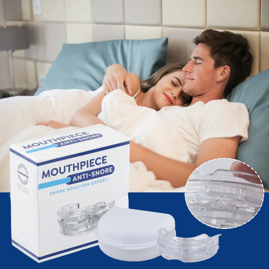Anti Snoring Bruxism Mouth Guard with Storage Box – Improve Sleep Quality & Prevent Teeth Grinding, Anti Apnea Snoring Device