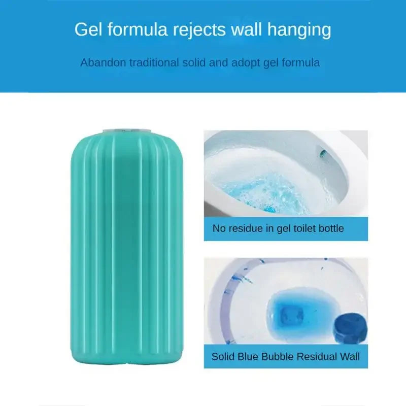 Detergente automatico per serbatoio WC blu, gel per la pulizia del WC, deodorante, strumenti per la pulizia della tazza del WC, per la casa, per il bagno, per il WC, rinfrescante, deodorante per il lavaggio