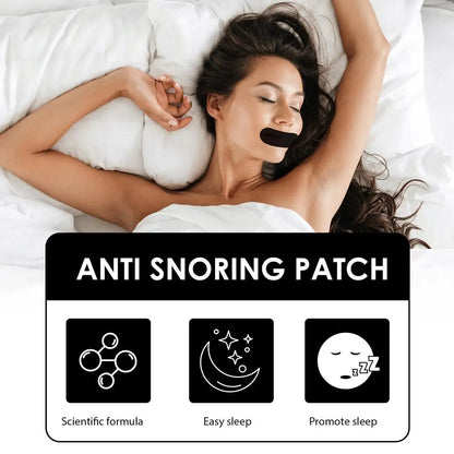 Stop Snoring Patch – Nose Breathing Correction Mouth Tape for Better Sleep & Anti-Snoring Relief, Portable Night Oral Orthosis