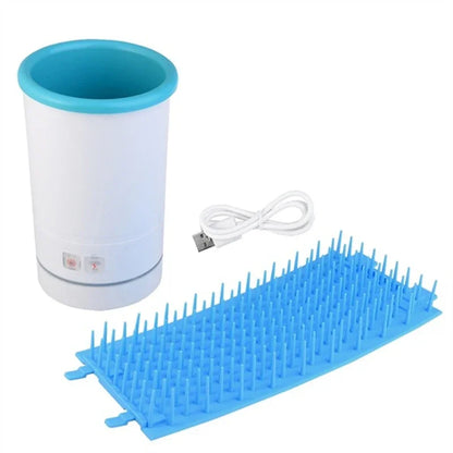Automatic Electric Pet Foot Washer for Dogs & Cats – USB Rechargeable Low Noise Paw Cleaner for Home Use