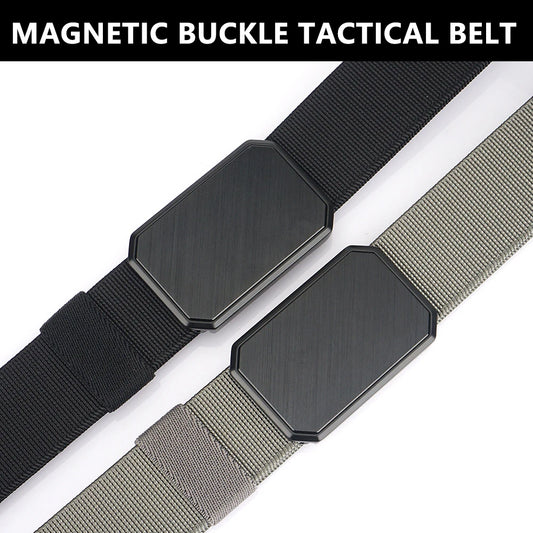 TUSHI Aluminium Tactical Belt with Quick Release Buckle - Heavy-Duty Nylon Military Waistband for Men and Women. Belt