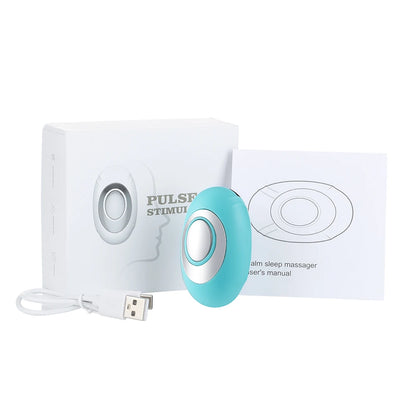 Handheld Sleep Aid Device – Insomnia Relief Instrument for Anxiety, Pressure & Stress Therapy, Adjustable EMS Micro-Current Sleep Enhancer
