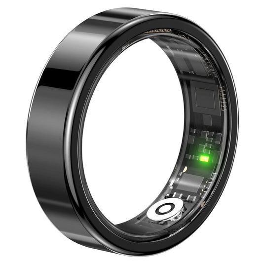 Ultra Narrow 6.5mm Smart Ring Heart Rate Blood Oxygen Sleep Sport Remote Control Phone Camera Tiktok Page Turning Waterproof APP