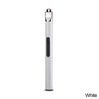 Mini USB Rechargeable Electric Pulse Flameless Arc Lighter – Windproof, Safe Candle & Gas Stove Ignition