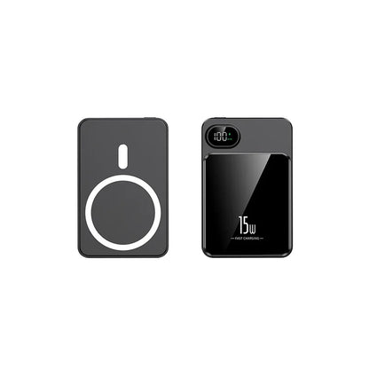 10000mAh Magnetic Wireless Power Bank - Fast Charging Portable Charger for iPhone & Samsung - Magsafe Compatible