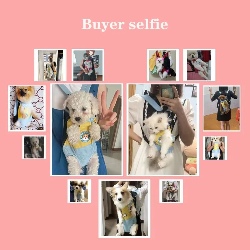 Breathable Pet Carrier Backpack for Small Dogs & Cats – Durable Mesh Outdoor Travel Bag