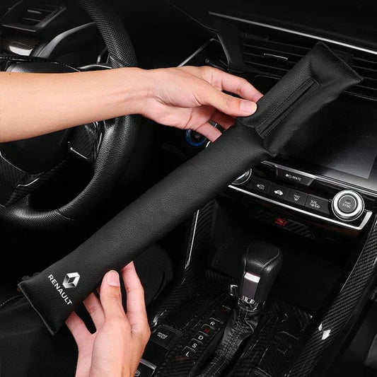 Car seat gap filler soft PU leather leak protector padding for Renault Megane and Twingo