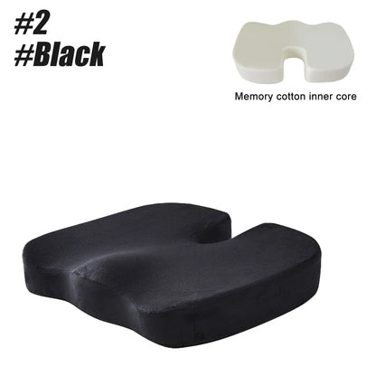 Seat Cushion for Office Chairs - Tailbone Pain Relief Pillow - Ergonomic Posture Support Pad