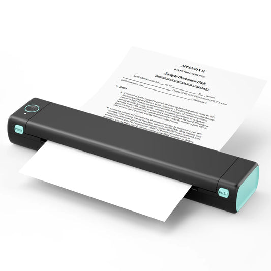 Phomemo 210mm A4 Thermal Photo Printer, portable Bluetooth mini printer for photo printing, documents, and labels