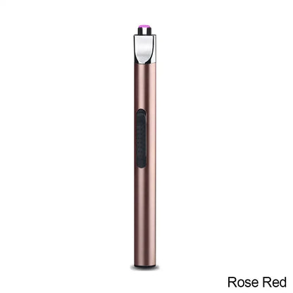 Mini USB Rechargeable Electric Pulse Flameless Arc Lighter – Windproof, Safe Candle & Gas Stove Ignition