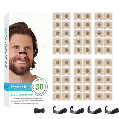 15 Pairs Magnetic Nasal Breathing Dilators Kit – Anti-Snore Nose Clips for Improved Oxygen Intake & Better Sleep
